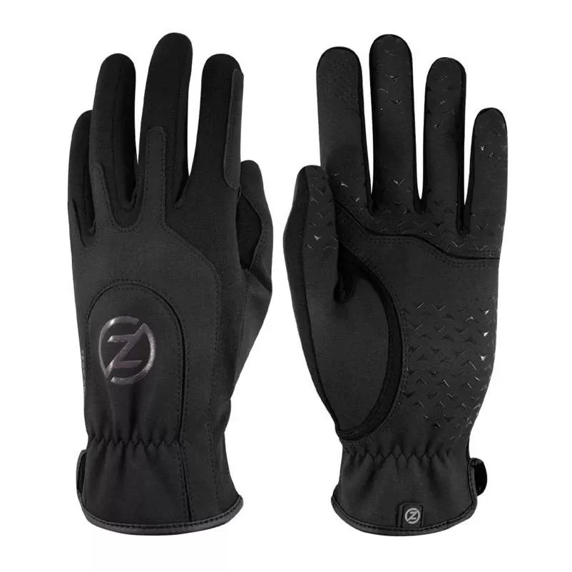 Zero Friction Women’s All‑purpose Silicone Black Grip Gloves – One Size